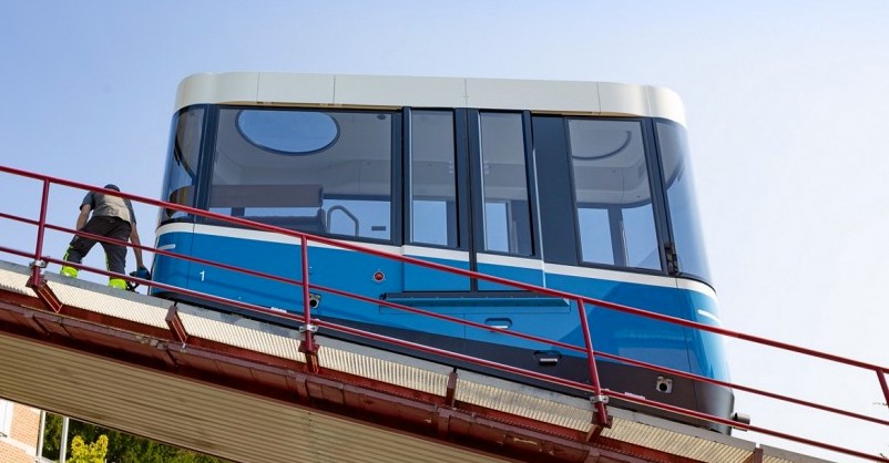 Rigiblick Funicular receives new cabins with VisiWeb passenger information system